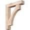 Ekena Millwork Westlake Block Smooth Bracket w/ Offset Brace, Douglas Fir, 7 1/2"W x 36"D x 44"H BKT0806X36X44WTL05SDF - alternate 1